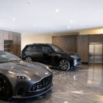 garage floor coating installed in a clean residential garage in Orange County