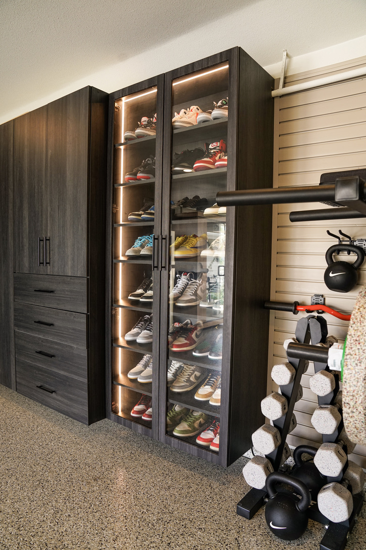 Luxury garage cabinetry image